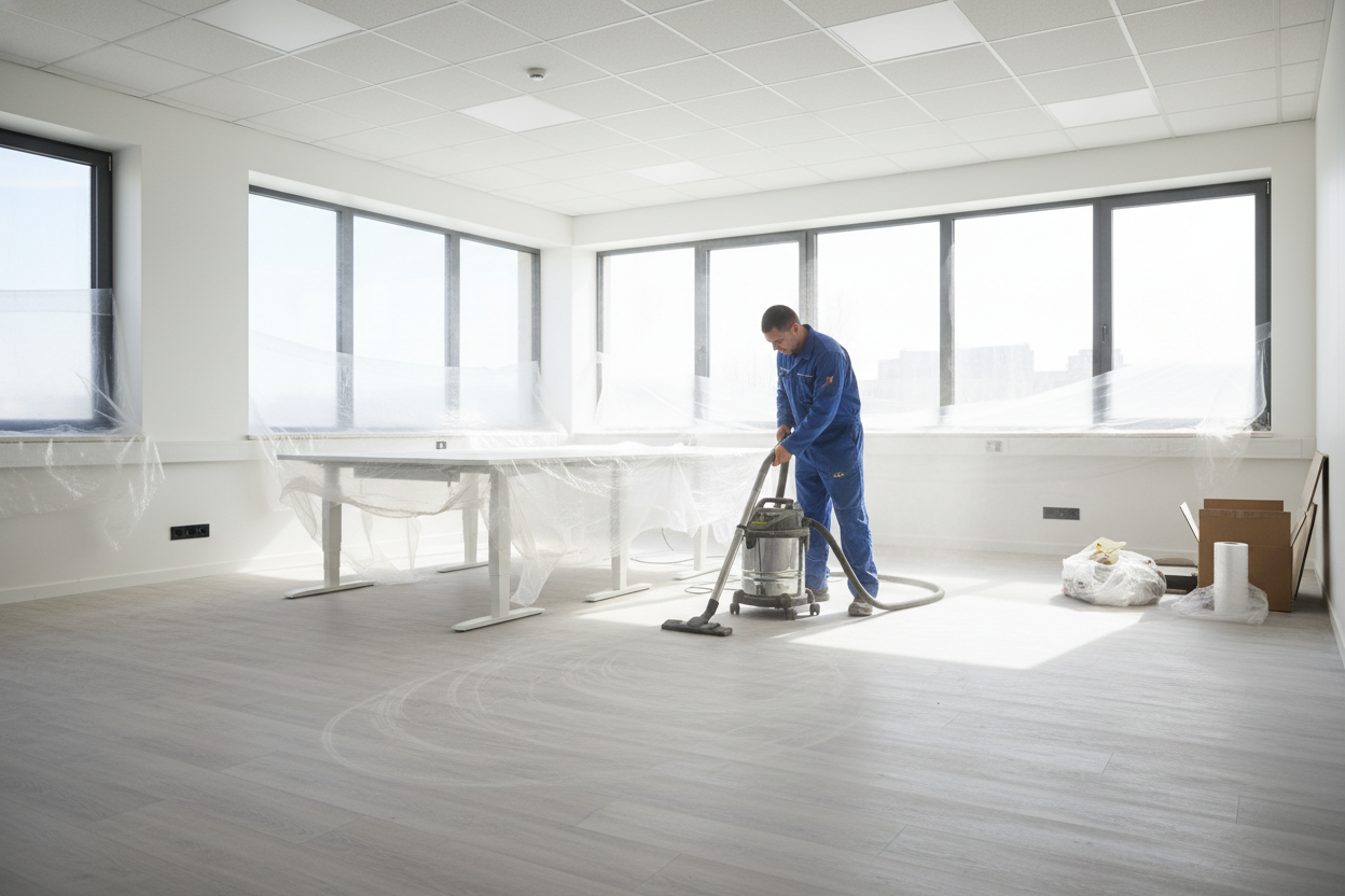 Nettoyage de fin de chantier à Massy (91)